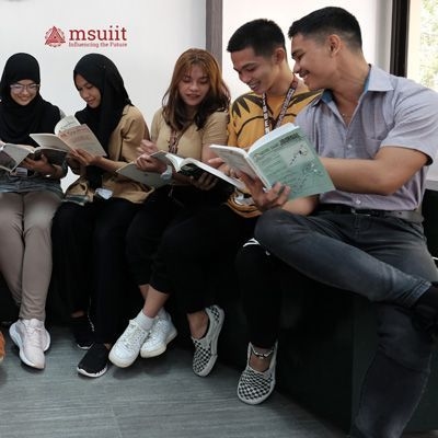 Students reading